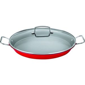 non stick paella pan with lid - Cuisinart