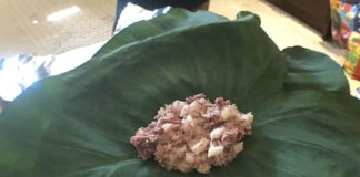 how to make fijian palusami recipe - corned lamb