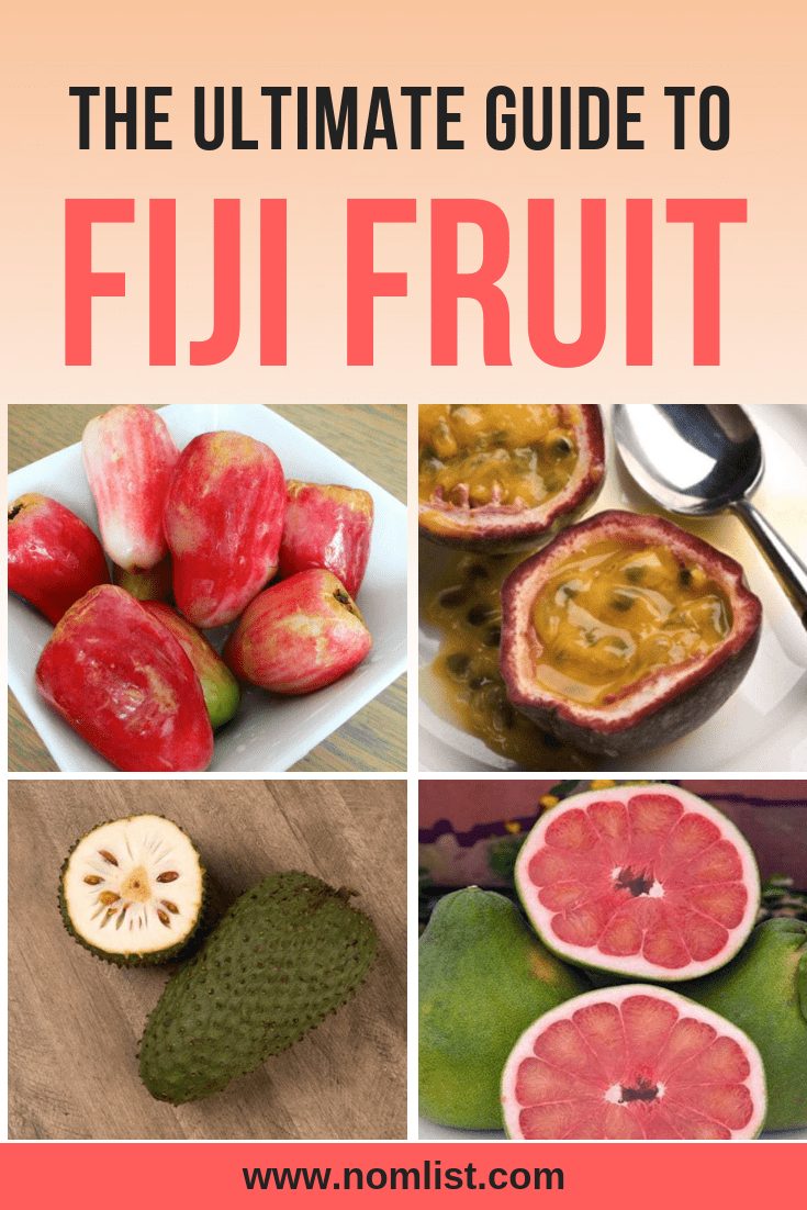 One of the truly hidden gems of Fiji is their delicious fruits. We've done the research and put together the Ultimate Guide to Fiji fruit for your next Fijian adventure.   #fiji #fruit #fijian #fijianfood #fijifood #travelfiji #fruits #fruitrecipes #allaboutfruit #fruity #travelfood