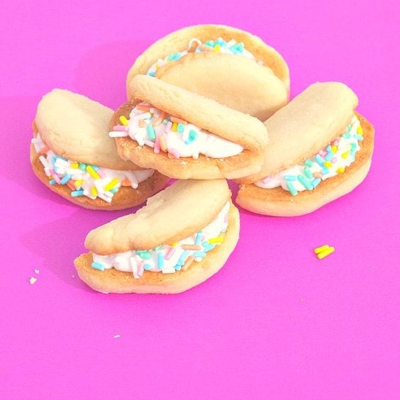 50 Cinco De Mayo Dessert Recipes - FUNFETTI TACO COOKIES