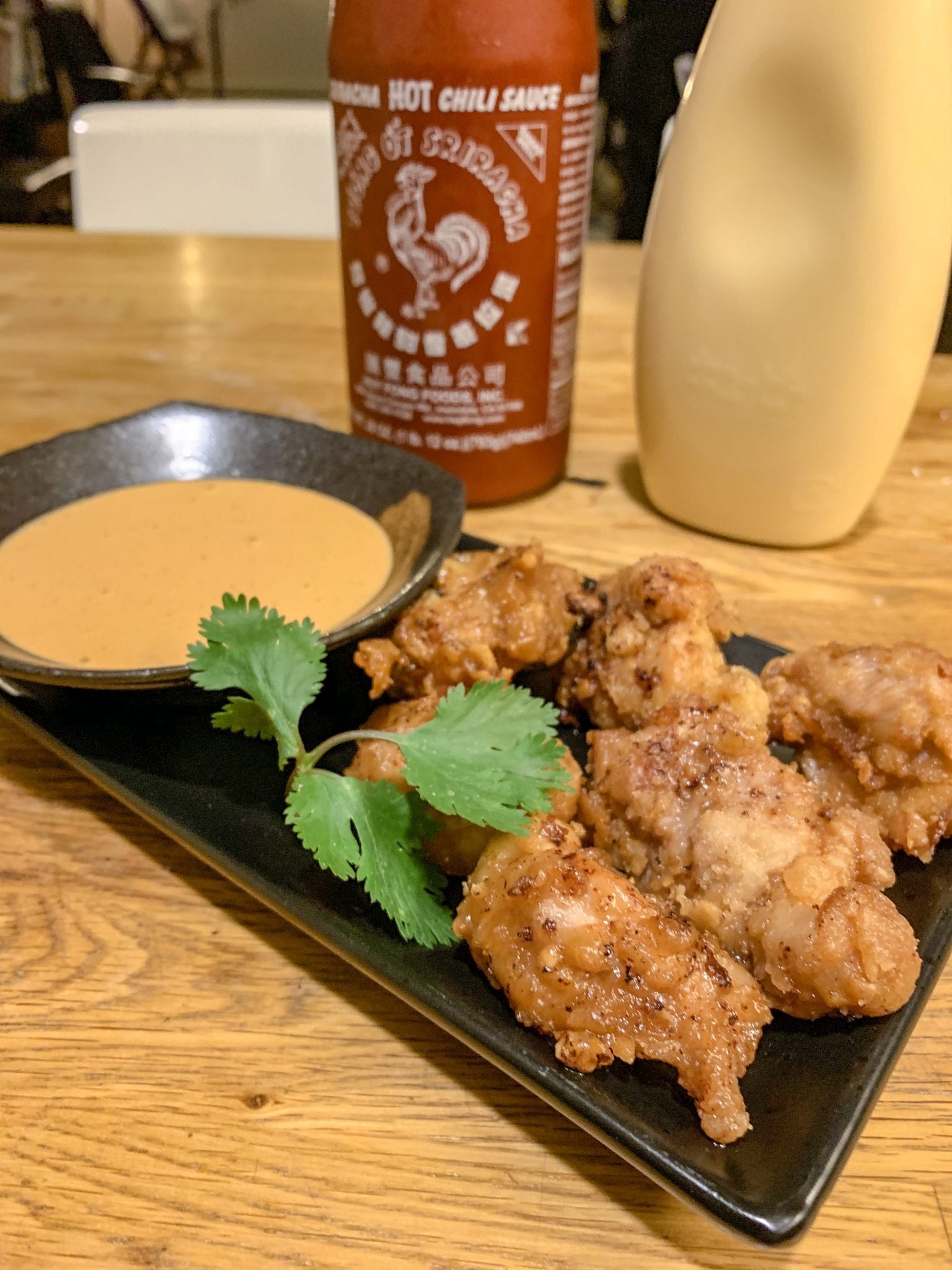 Karaage Chicken and Spicy Mayonnaise Kewpie Recipe - medium close