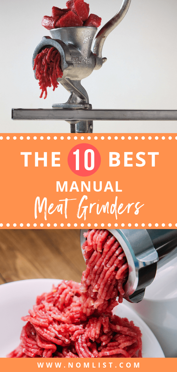 Say goodbye to the days where you could not find ground chuck to the consistency you wanted. We have supplied a list of our very favorite manual meat grinders. #grinder #grinders #meatgrinders #manual #kitchentools #kitchenappliaces #meateater #meat