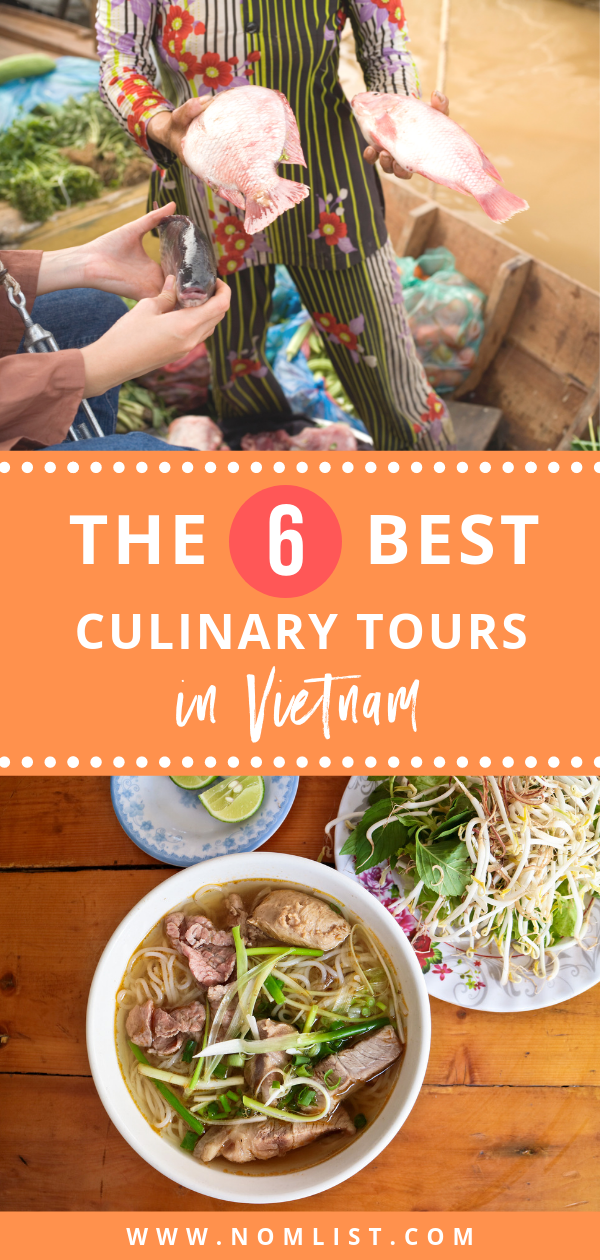 Vietnamese cuisine encompasses all of the best parts about Asian cooking: fish sauces, fermented veggies mixed with fresh herbs, the hot sauces and simmered meats. We have found the best six culinary tours all around Vietnam, from Hanoi to Ho Chi Minh City! #vietnam #culinarytour #worldfood #vietnamesefood #culinarytours #culinaryvacations #vietnamese #asianfood  