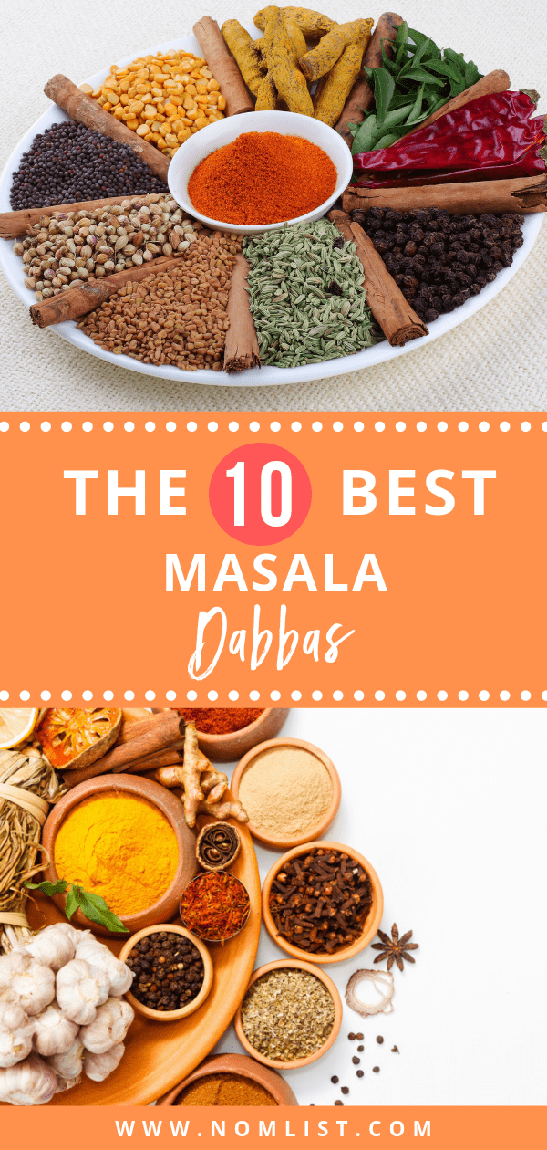 Indians know exactly what a masala dabba is and what to do with it. Here is our top 10 list of the best Masala Dabbas. #dabba #masaladabba #indianfood #indiancuisine #indiancooking #indian #indianspices #dabbas #masaladabbas #indianrecipes #indianrecipe #kitchenappliances #kitchentools