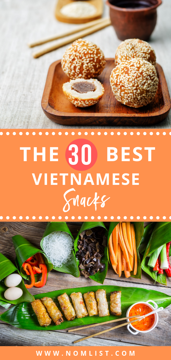 30 best vietnamese snacks - Pinterest Looking for the best Vietnamese snacks to chow? Whether you're planning a trip to Vietnam or just need to satisfy a craving, here's the list for you! #vietnamese #vietnam #vietnamesesnacks #snacks #asianfood #asia #asiansnacks #snackrecipes