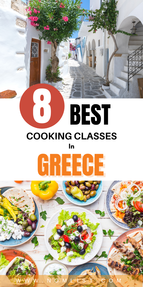 We chose four of the top regions for authentic Greek delicacies and found the best classes for you to take. Plan on being in Mykonos, Crete, Santorini, or Athens? We’ve got you covered – pick one city or pick all four to stun your friends and family when you come back home able to prepare Greek food like they’ve never had it before! #cooking #cookingclass #greece #travel #greekfood #greek