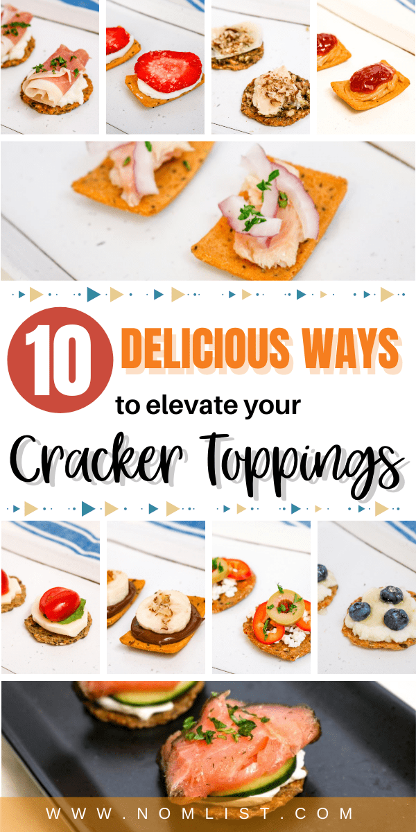 Snackaholics, it’s time to switch up your cracker game. For years, I was one of those people who would buy those prepackaged lunch cracker snacks that just weren’t really inspiring for my health or my belly. Through many trials and errors, I’ve learned to elevate my cracker toppings that my friends and family love! What’s the secret? It’s all in the cracker. #cracker #appetizers #snacks #recipes #lunchideas #food