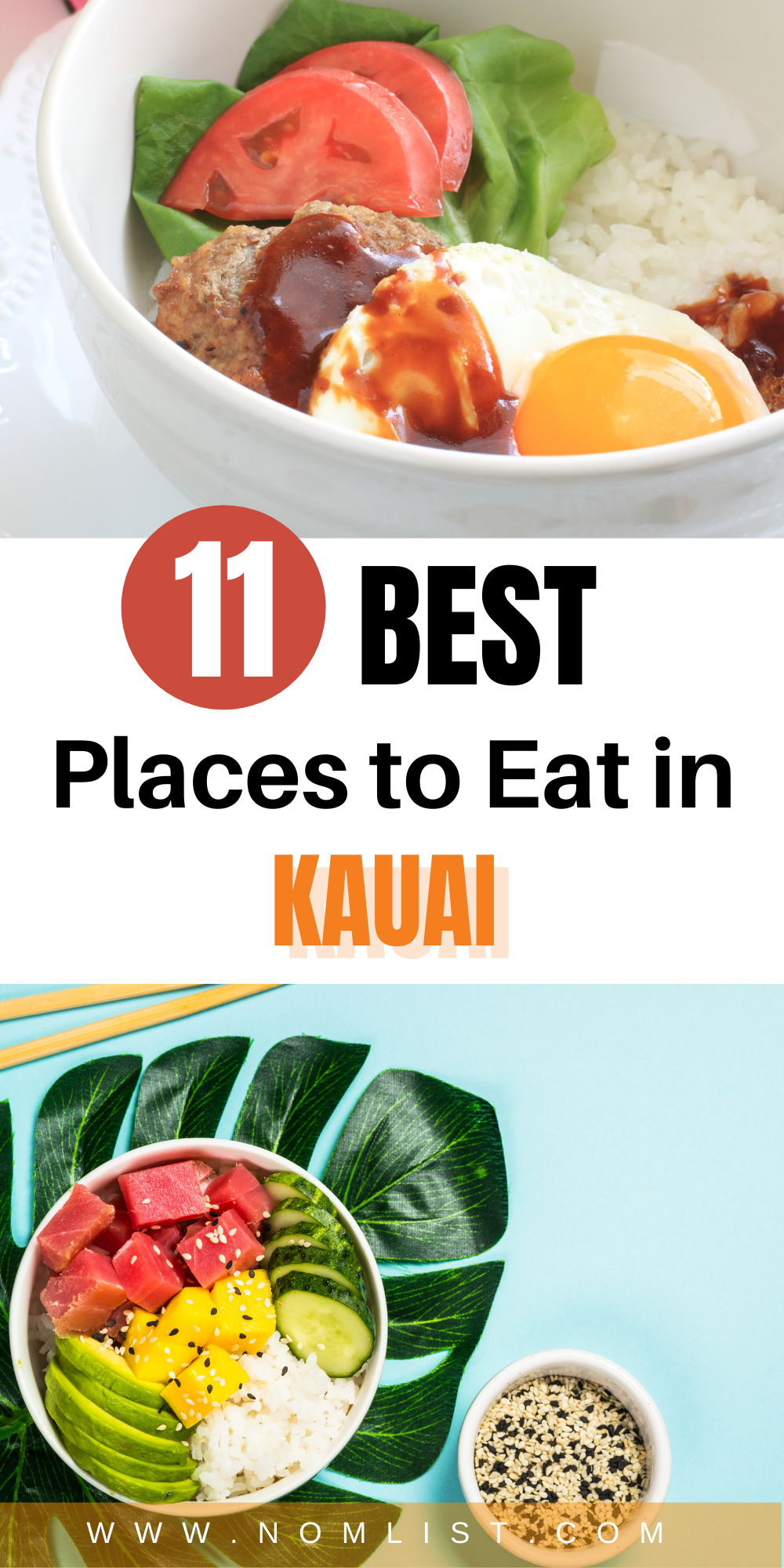 Many of these local restaurants below feature delicious plate lunches! Here is our list of the 11 top local places to eat in Kauai!