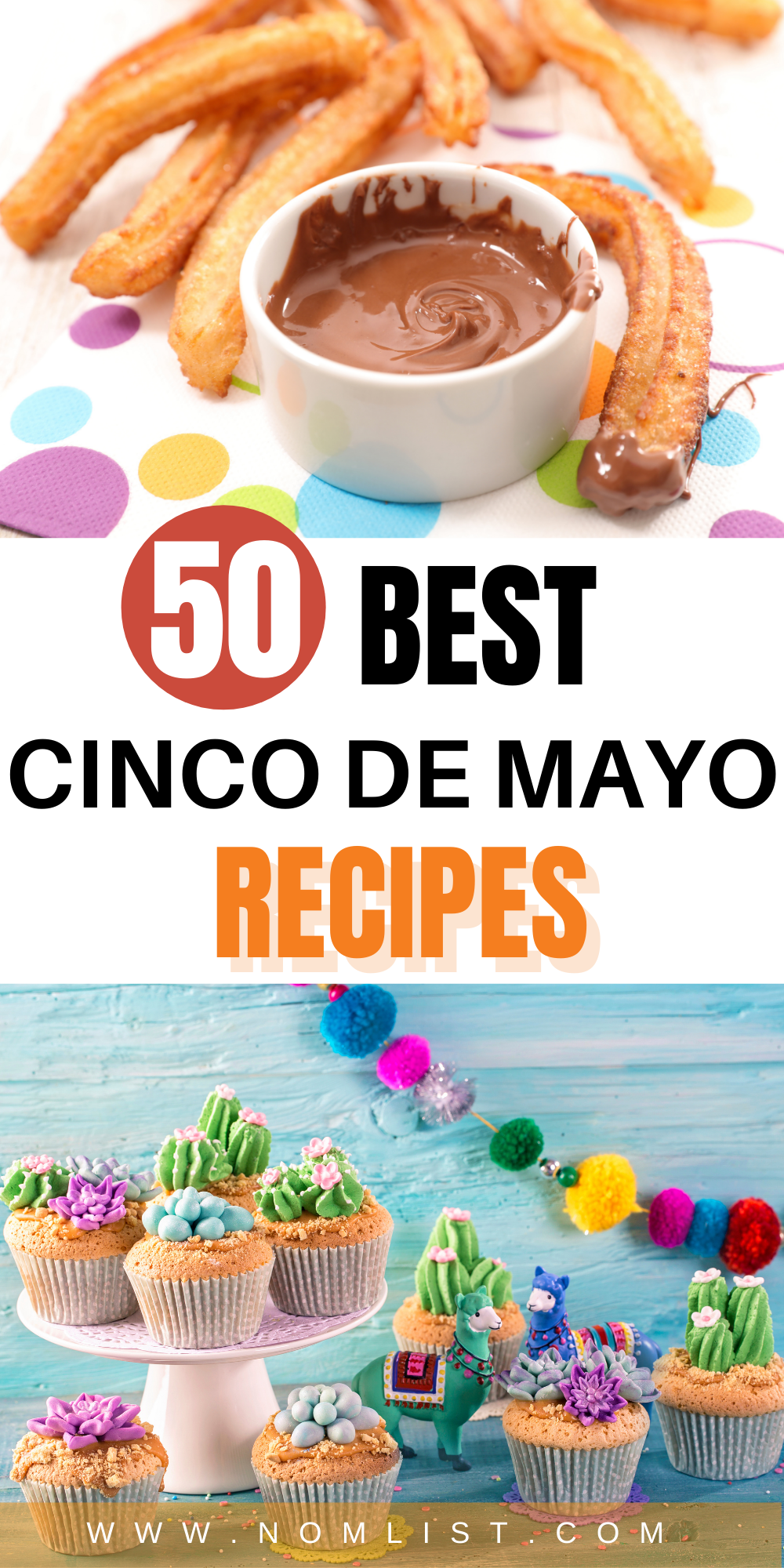 50 Best Cinco de mayo recipes - Pinterest Not only is it great for Coronas and margaritas, this holiday is also an excellent day for delicious nibblets, noms, and tasty dessert treats. After all that partying, there's nothing better than filling your belly with something sweet to get your tastebuds dancing with the music.So, if you're planning a get together or just want to spice up dinner time in celebration for the holiday, here are the best 50 Cinco de May dessert Recipes.