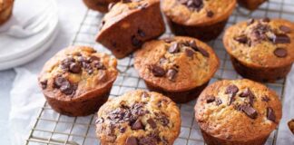 Muffins on a Baking Cooling Rack
